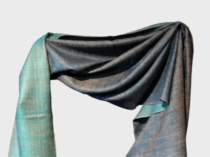 Handwoven Pure Pashmina Reversible Scarf