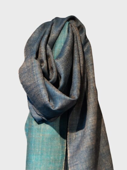 Handwoven Pure Pashmina Reversible Scarf