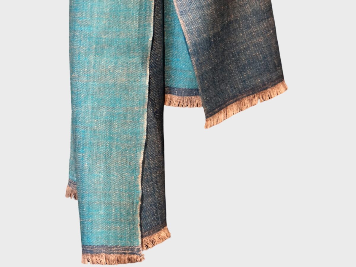 Handwoven Pure Pashmina Reversible Scarf