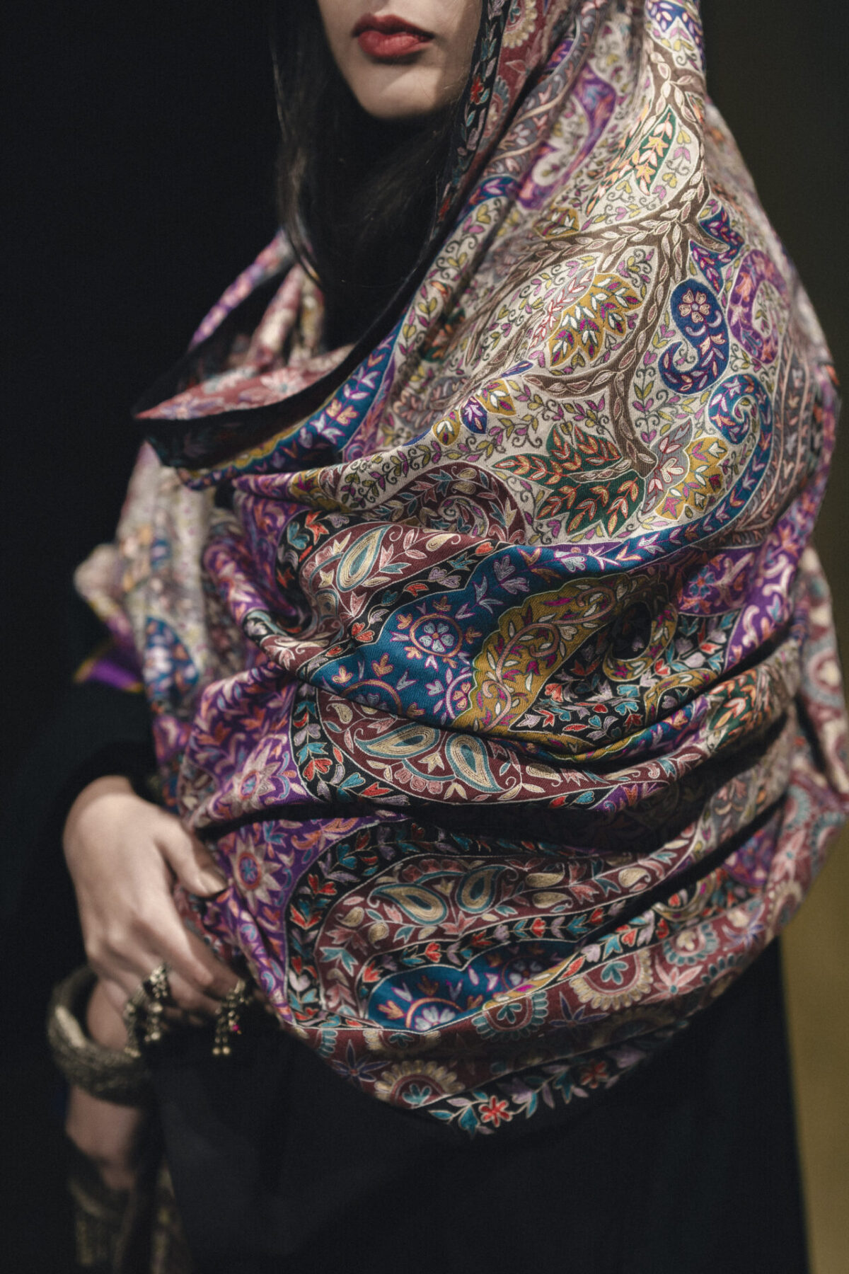 Kalamkari Pashmina Shawl