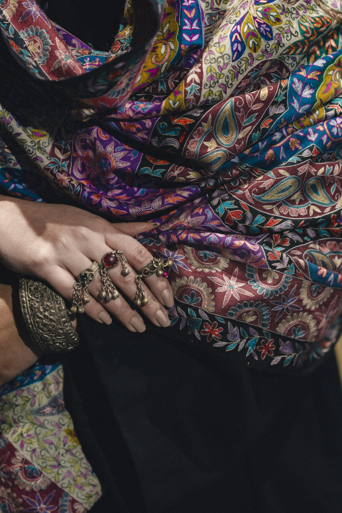 Kalamkari Pashmina Shawl