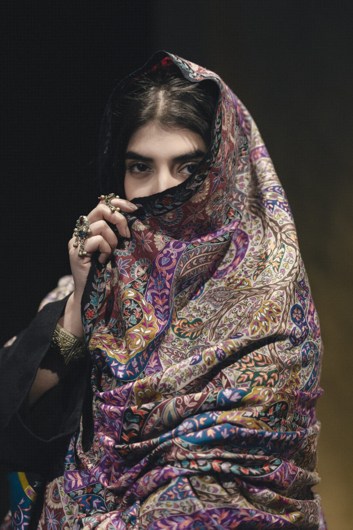 Kalamkari Pashmina Shawl