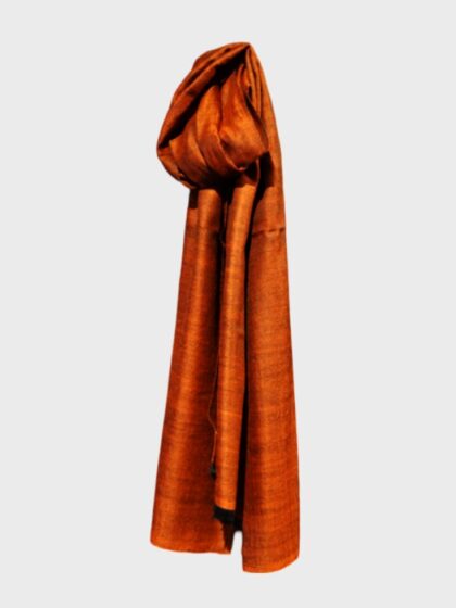 Pashmina Scarf in a special shade of Orange Red Hue