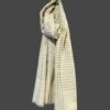 Pashmina Scarf in White Checks