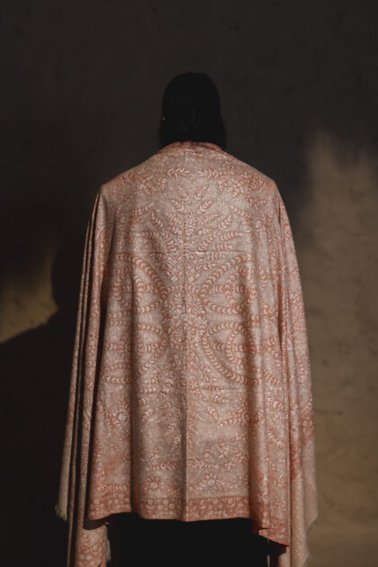 Kalamkari Pashmina Shawl Jamawar